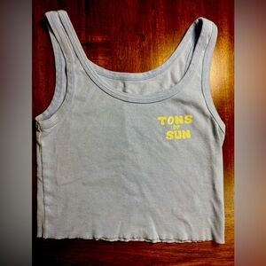 Billabong | Cropped | Light Blue Tank Top